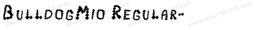 BulldogMio Regular字体转换